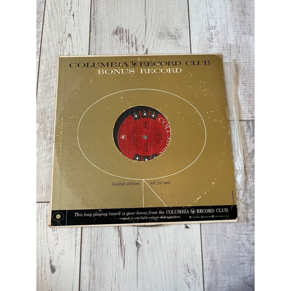 Columbia Record Club Bonus Record Vinyl Record CB -6 Vintage Album
